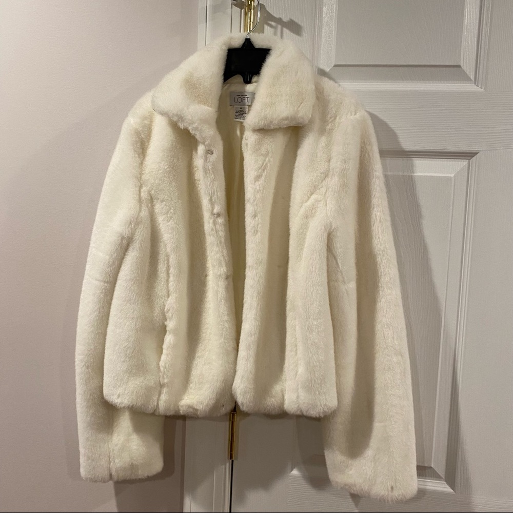 faux fur coat size 6